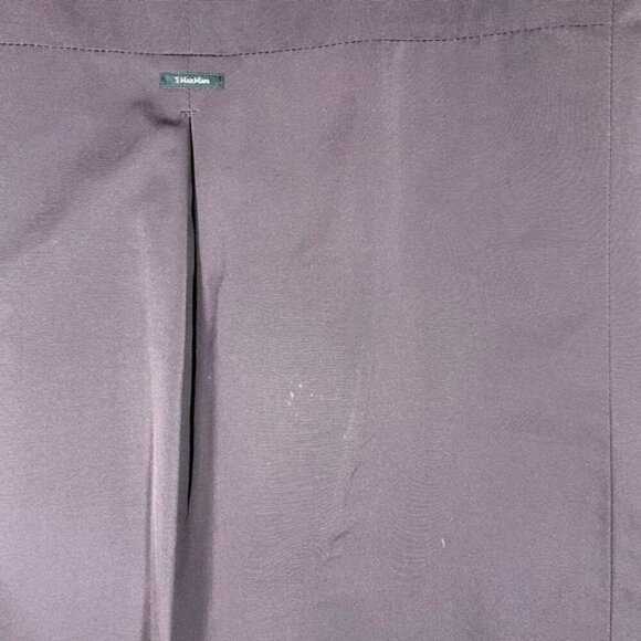 ‘S MAX MARA Purple Polyester / Cotton Sleeveless Shift Dress Size 2 - Picture 6 of 9